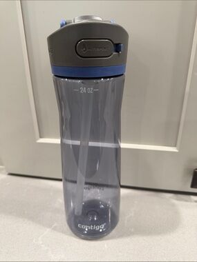 Contigo 24oz Autoseal Water Bottle in Gray and Blue